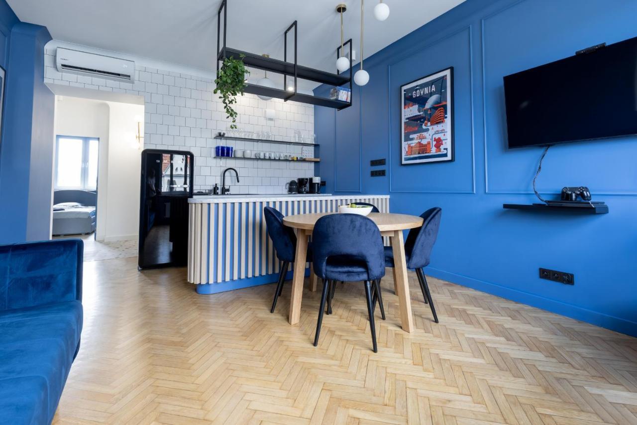 Blue Door Apartment, Swietojanska, Srodmiescie Gdynia Buitenkant foto