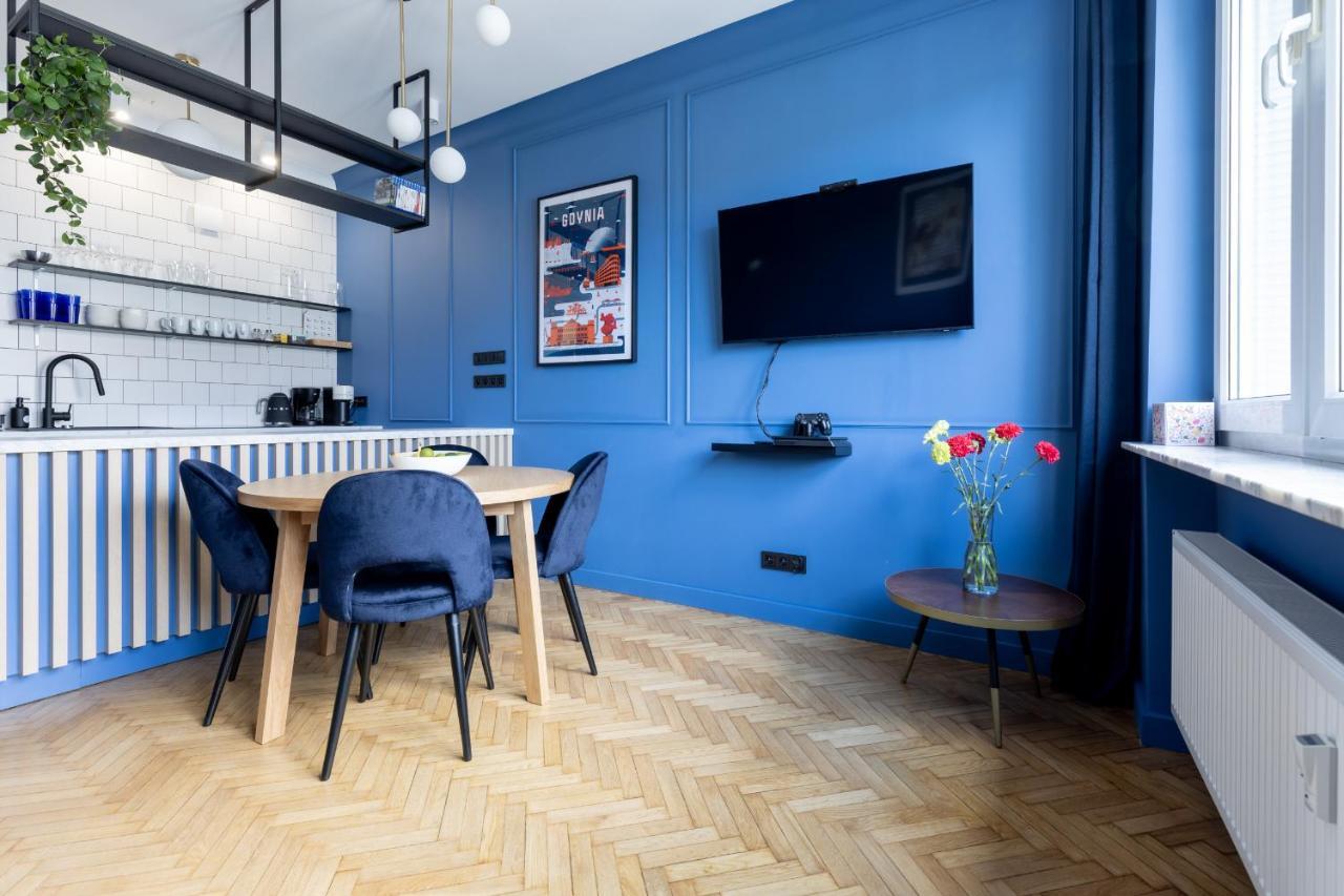 Blue Door Apartment, Swietojanska, Srodmiescie Gdynia Buitenkant foto