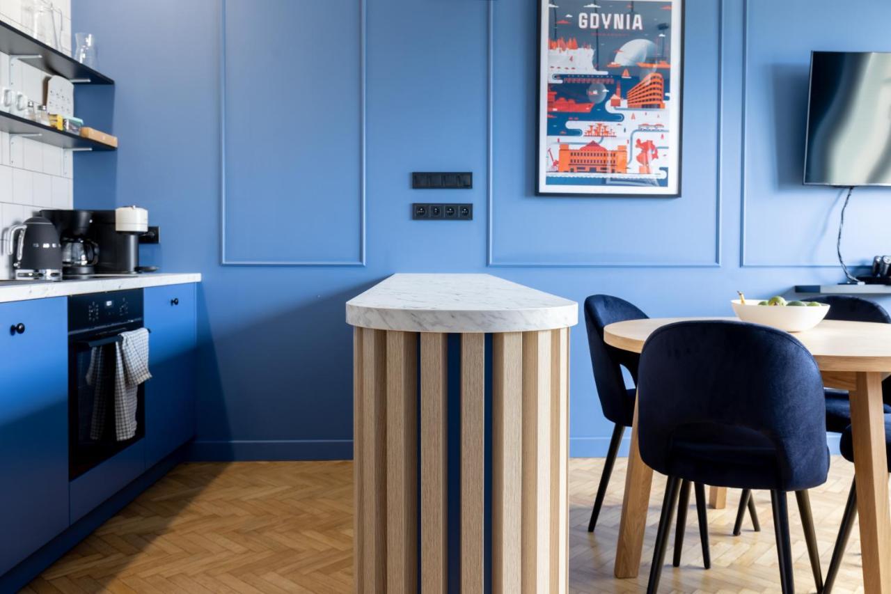 Blue Door Apartment, Swietojanska, Srodmiescie Gdynia Buitenkant foto